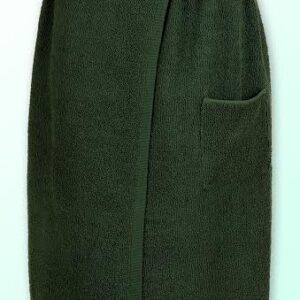 Pareo do sauny 70x140cm Zielony 100% Bawełna
