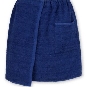 Kilt do sauny 50x140cm Granatowy 100% Bawełna