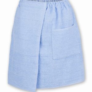 Kilt do sauny 50x140cm Jasny Niebieski 100% Bawełna