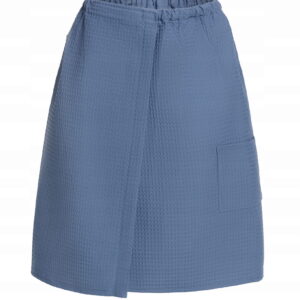 Kilt Męski sauna 100% Bawełna wafel 60/150 Niebieski