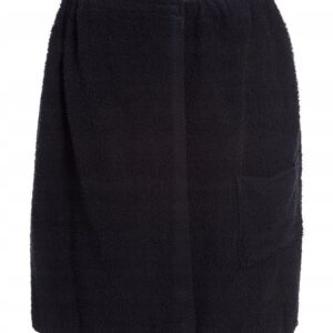 Kilt do sauny 50x140cm Czarny 100% Bawełna ze swoim Haftem
